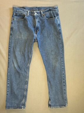 505 Levi's Men's Straight Classic Blue Denim Jeans 36x30
